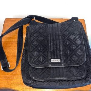 Black Vera Bradley Quilted Tote